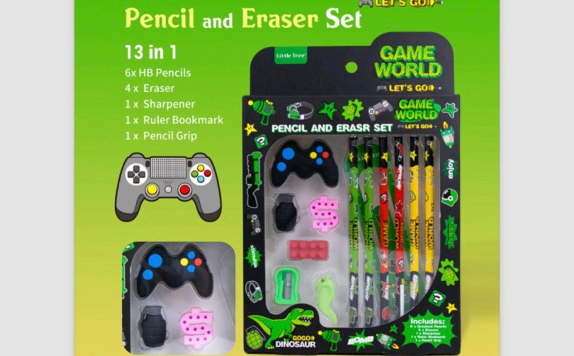 13 in 1 World Game Stationery Set