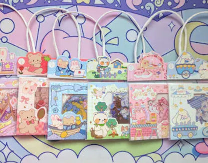 Kawaii Sticker Bag Set of 3