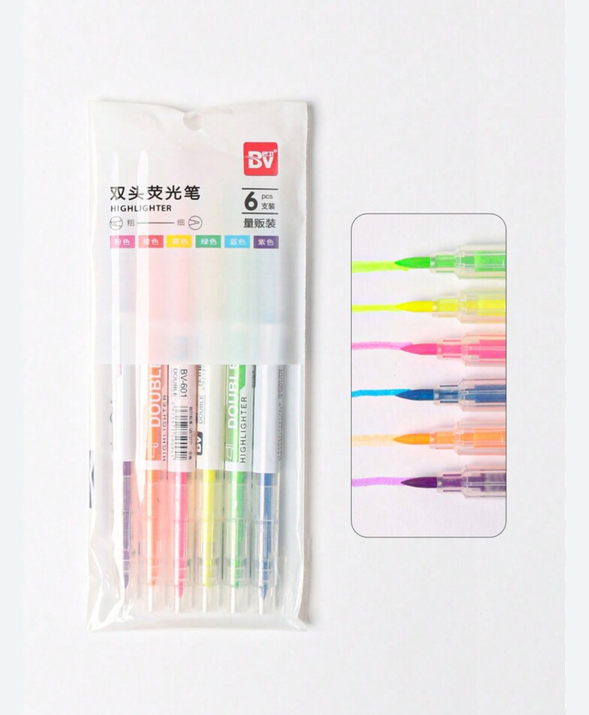 Dual Tip Highlighter Pen-6