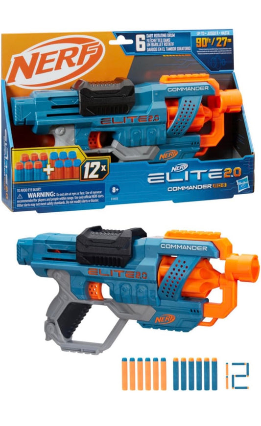 Nerf Elite 2.0 Commander- Hasbro 8+ - Gift Hub Mart