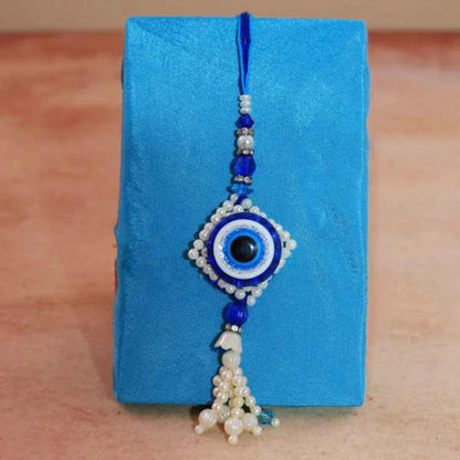 Evil Eye Teal Rakhi