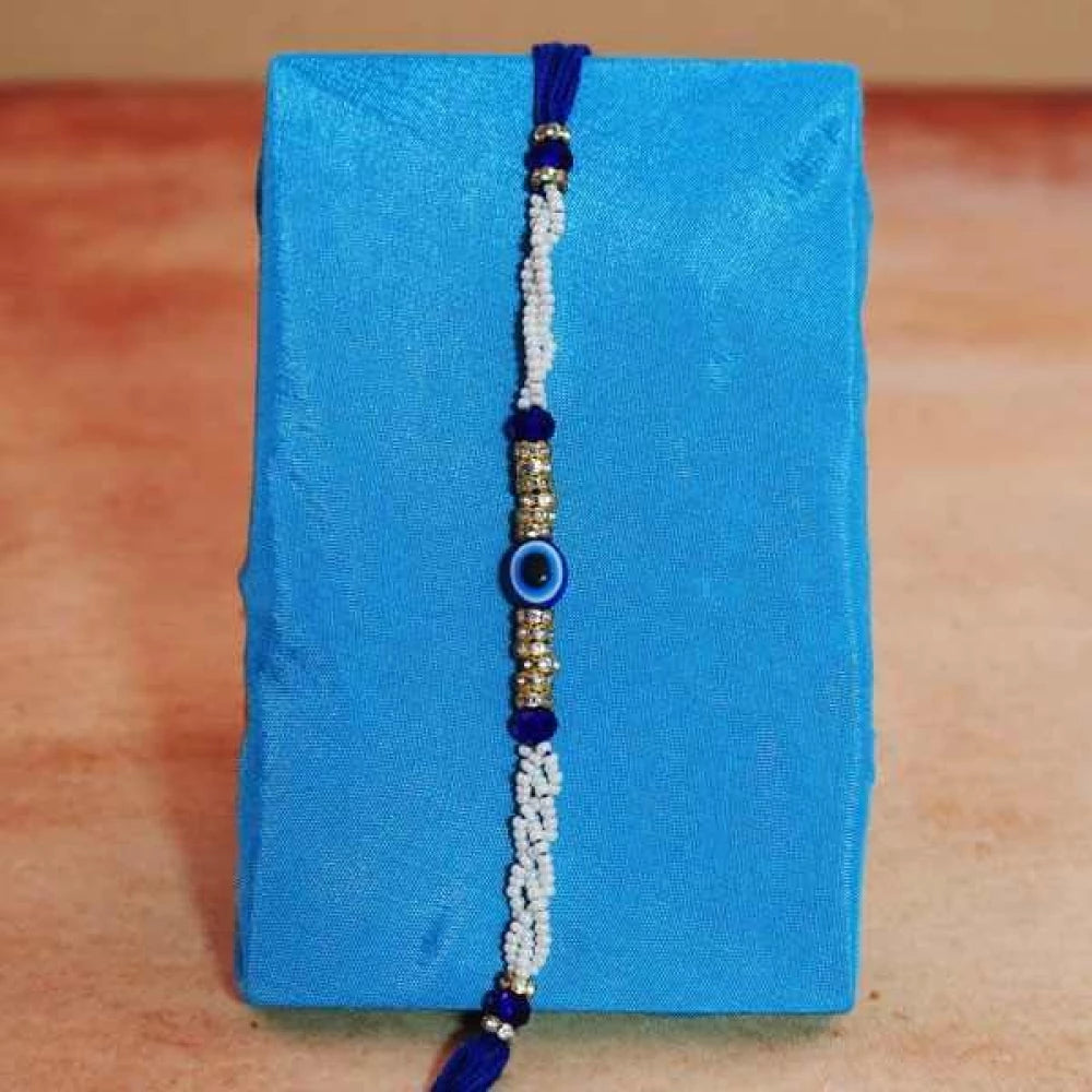 Evil Eye Teal Rakhi