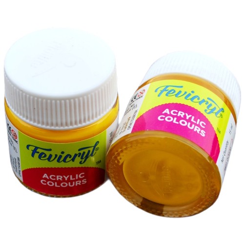 Fevicryl Acrylic Colour Golden Yellow 09