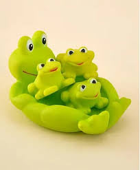 Ratna Squeezy Bath Buddies Frog 3+ (3pcs) Set