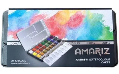 DOMS AMARIZ ARTIST WATER COLOUR CAKE 24 SHADES