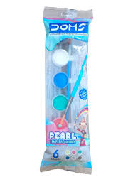 DOMS 6 Pearl Tempera Colour Set