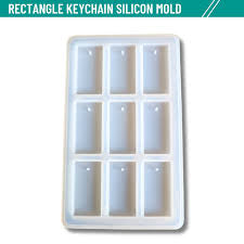 Silicon Mould - Rectangle Key Chain