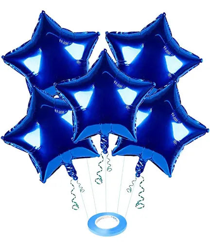 Foil Balloon Blue Star