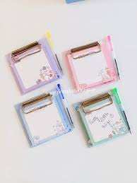Mini Clip Board Diary Space