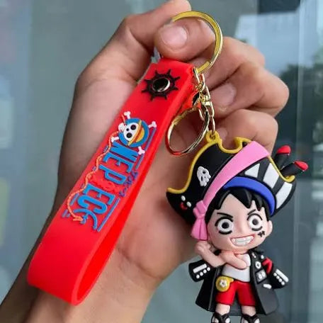 One Piece Luffy Rubber Keychain