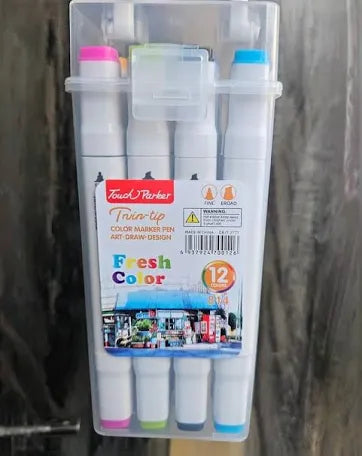 Dual Tip Marker Pen 12