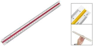 Triangular Ruler With Cover