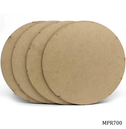 MDF Plate Round 10X10 4MM