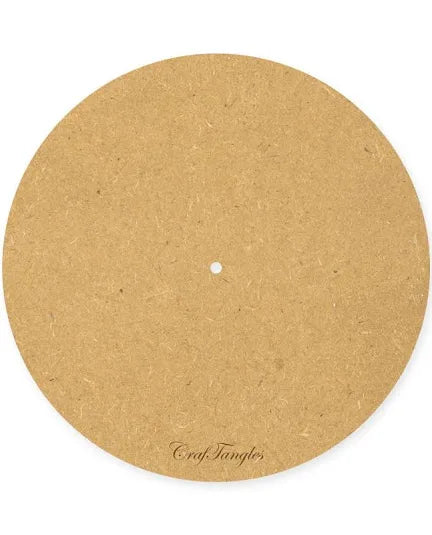 MDF Plate Round Clock 10 Inch 4MM