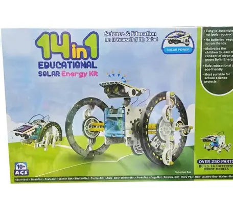 Manku 14 in 1 Educational Solar Energy Kit 10+Yrs