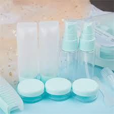 Portable Travel vacuum Bottle Set (Small) Blue