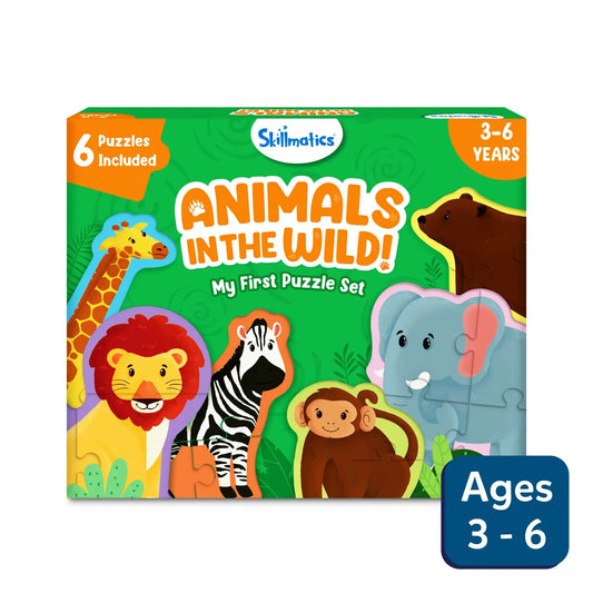 Skillmatics Puzzle Set Animals In The Wild