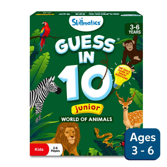 Skillmatics Guess in 10 World of Animals Jr