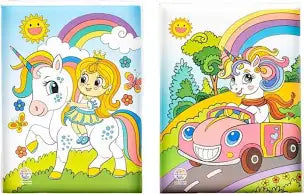 Ratna 2 in 1 UNICORN CANVAS ART 5+