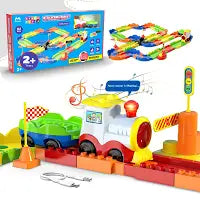 Interlocking Train Set 82 Pcs 12m+