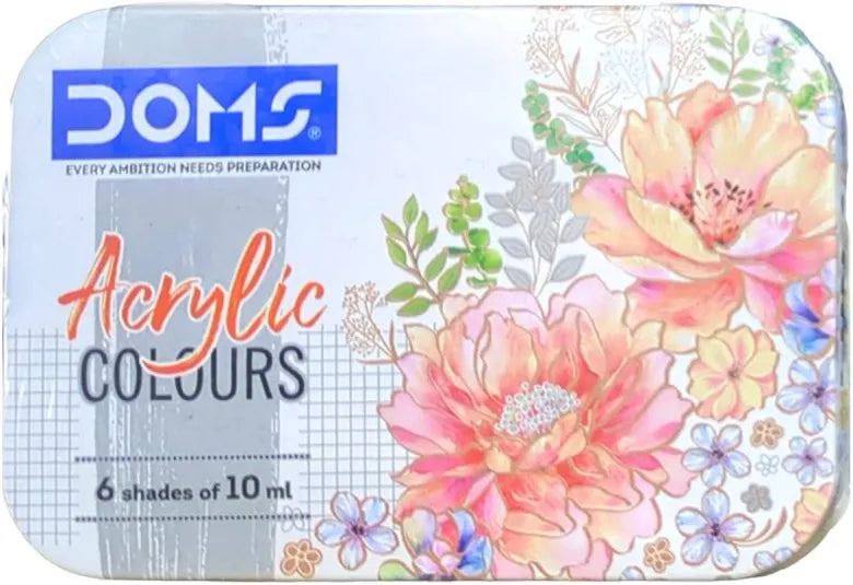 Doms Acrylic Colours 6 Shades