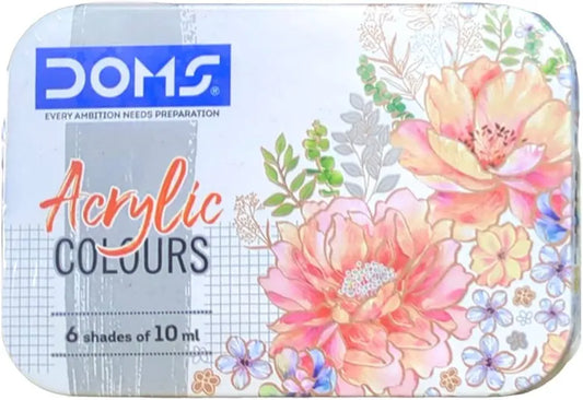 Doms Acrylic Colours 6 Shades