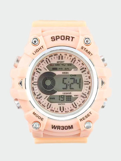 Digital Sport Wrist Watch- Colourful