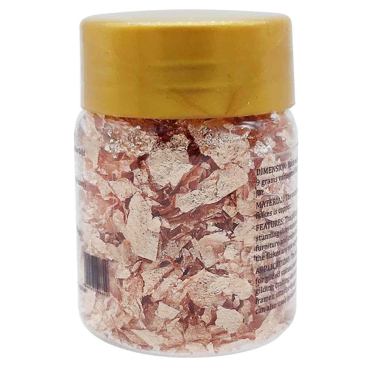 JAGS Gilding Flakes Small Bottel Rose Gold JGFSR01