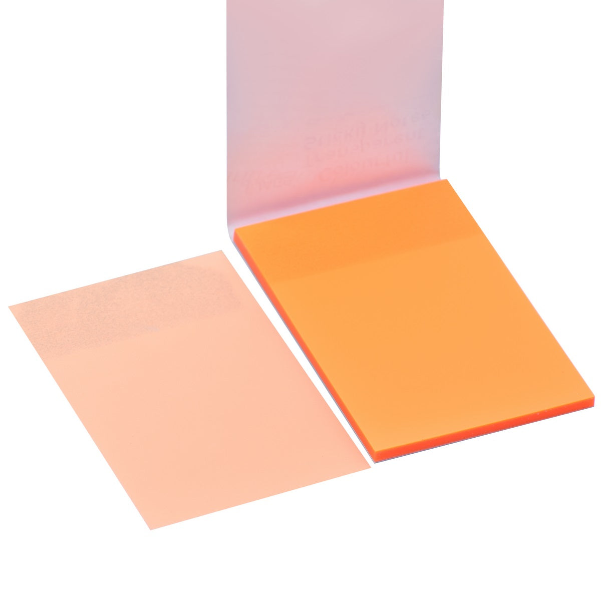 Jags Transparent Sticky Note 50 Sheet 2X3 Orange