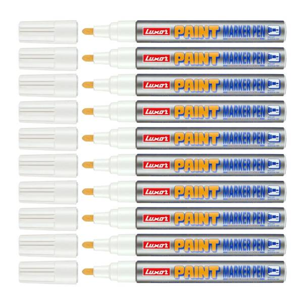 Luxor Paint Marker Pens -White