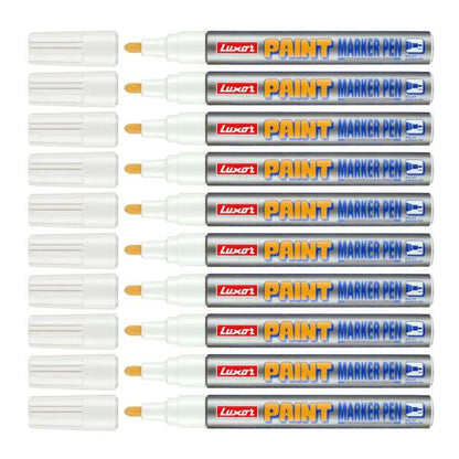 Luxor Paint Marker Pens -White