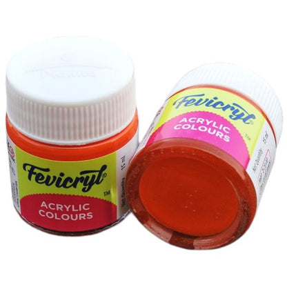 Fevicryl Acrylic Colours 15 ml (Orange 17)