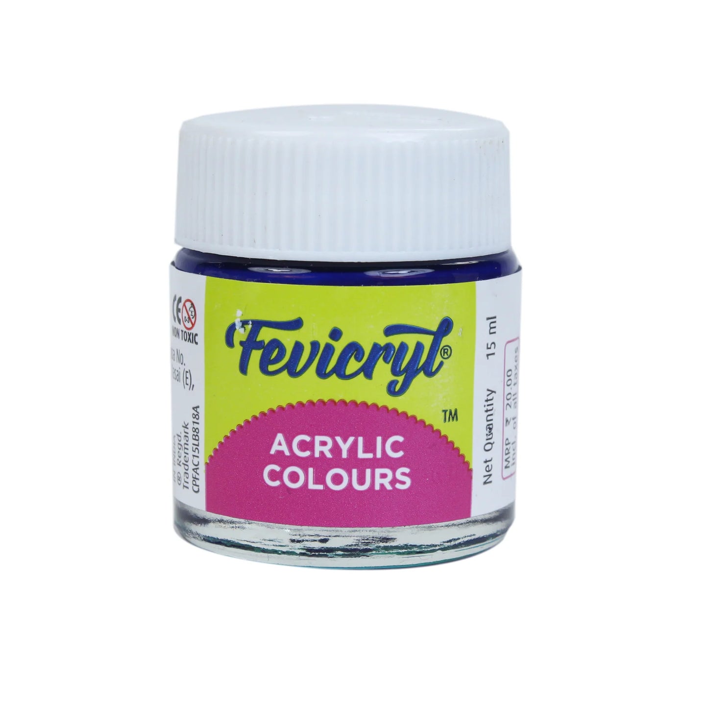 Fevicryl Acrylic Colours 15ml (Prussian blue 19)