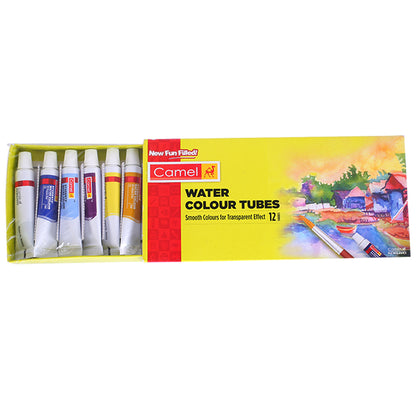 Camel Water Colour Tubes 12 Shades