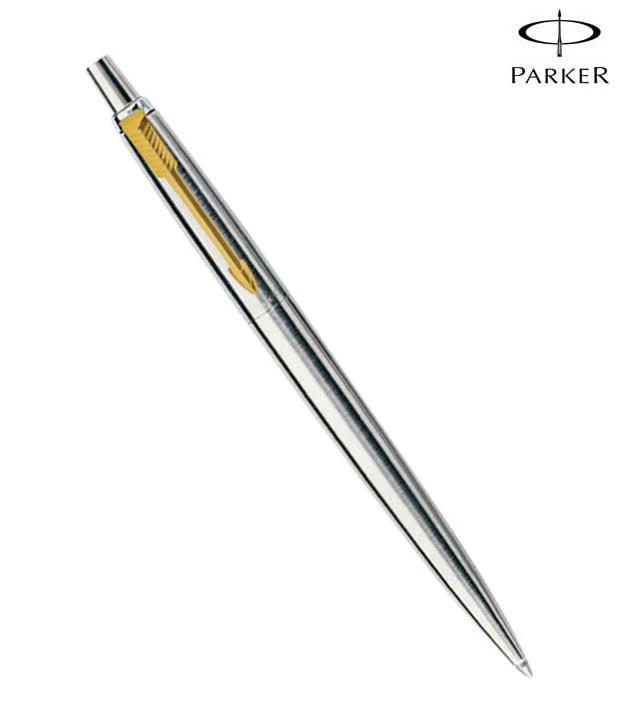 Parker Jotter Gold Trim Ball Pen Refillable