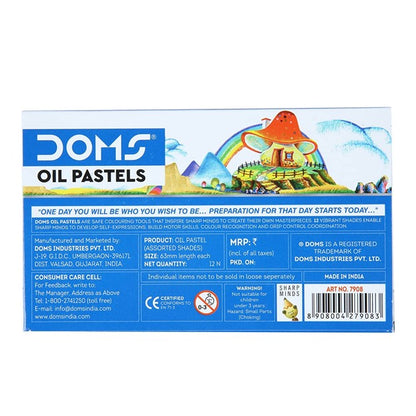 DOMS Oil Pastels Mini 12 Shade
