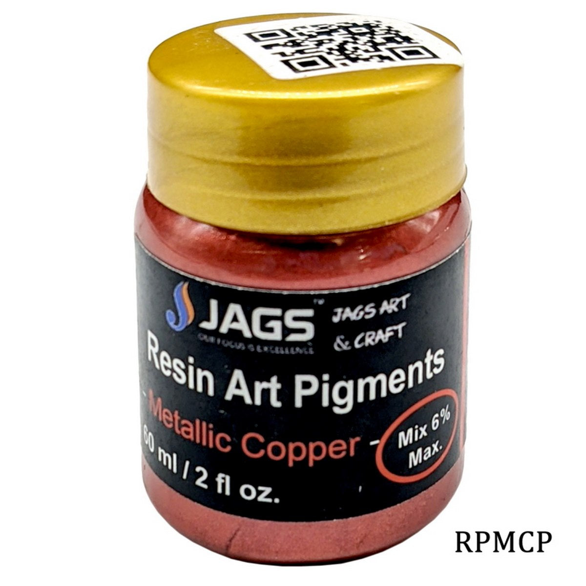 Jags Resin Art Pigment - Metallic Copper- Opaque