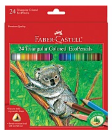 FaberCastell Triangular Colour Pencils24