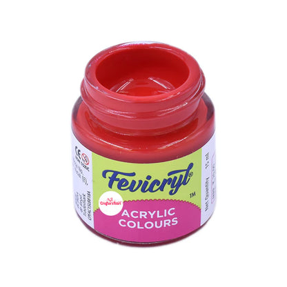 Fevicryl Acrylic Colours 15 ml (Crimson 04)