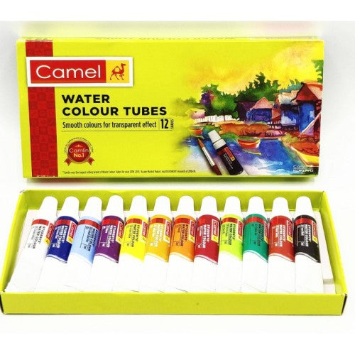 Camel Water Colour Tubes 12 Shades