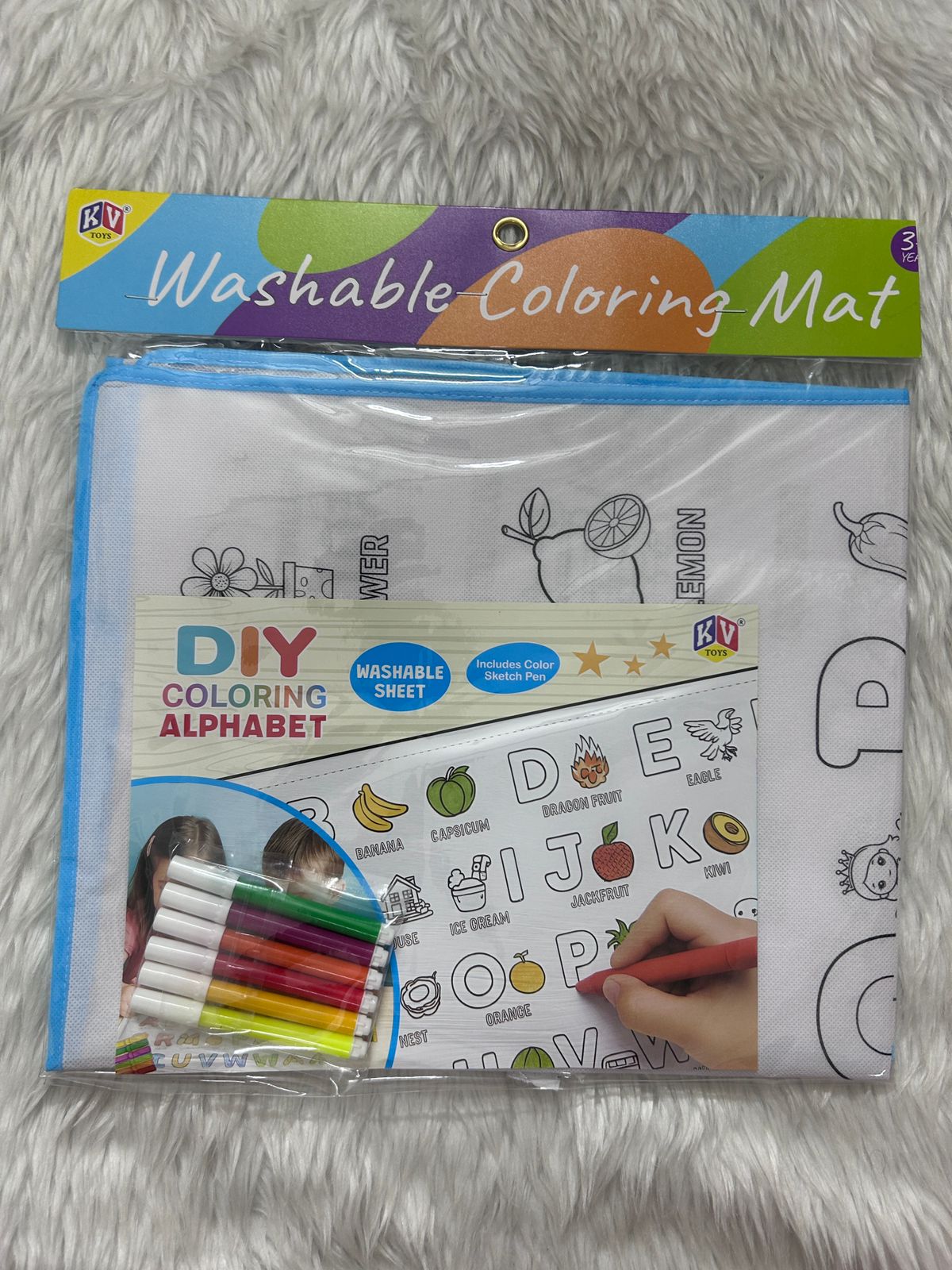 Diy Washable Colouring Mat