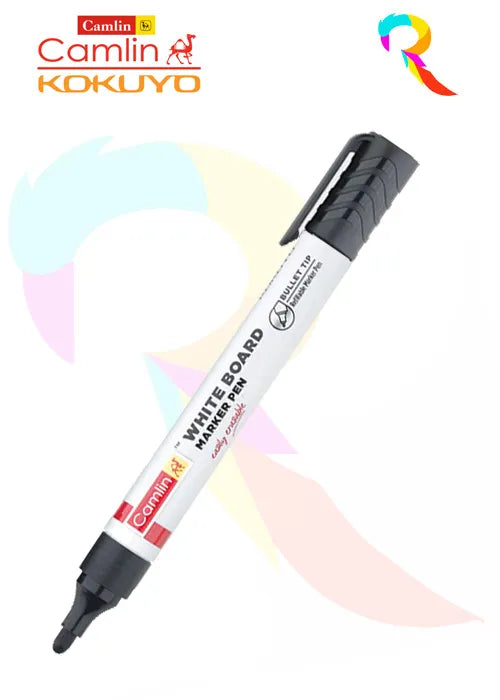 Camlin Whiteboard Marker 2.5mm Thick- Black