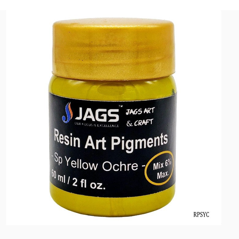 Jags Resin Art Pigment - Yellow Ochre- Opaque