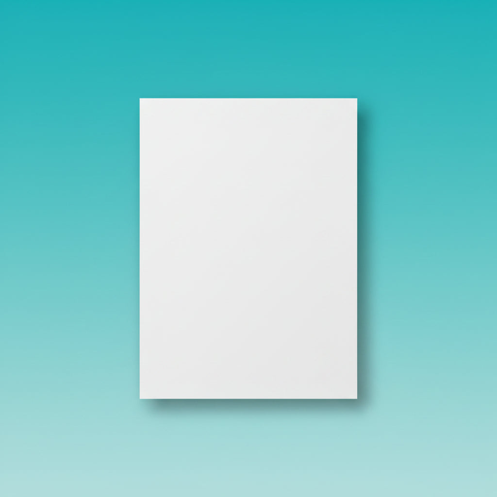 A4 Card Stock Paper- Milky White by Gift Hub Mart