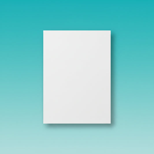 A4 Card Stock Paper- Milky White by Gift Hub Mart