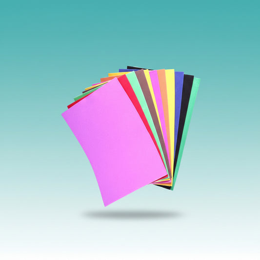 A4 Foam Sheet Without Sticker Multi Colour by Gifthubmart