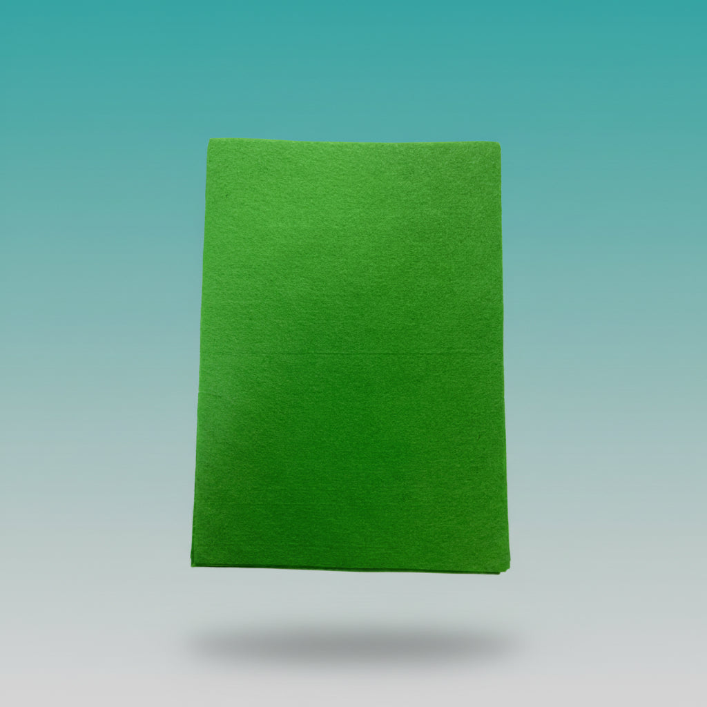 A4 Nonwoven Felt Sheets- Leaf Green by Gift Hub Mart