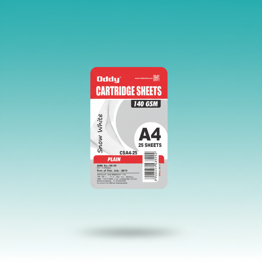 A4 Oddy Cartridge Sheet by Gifthubmart