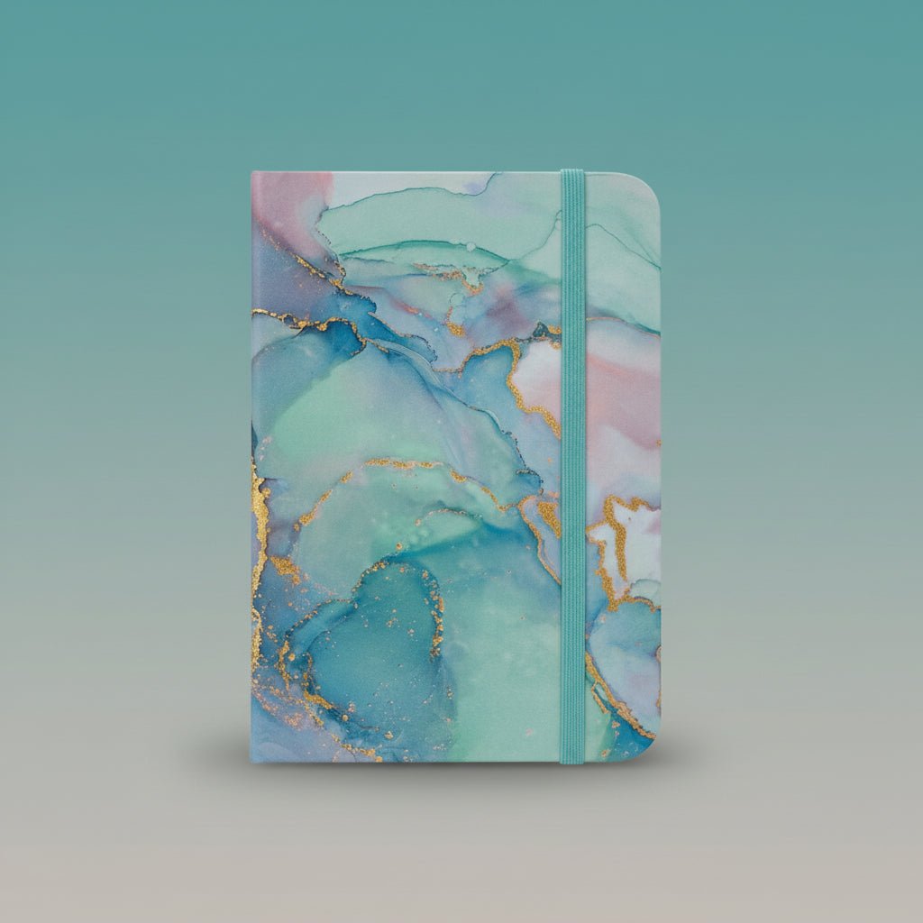 A7 Diary 5701-21- Alcohol Ink Design by Gift Hub Mart
