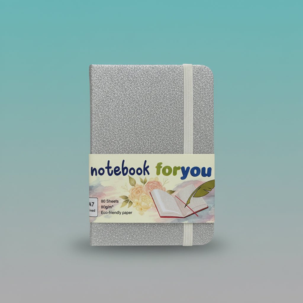 A7 Glitter Diary 5801-8 by Gift Hub Mart